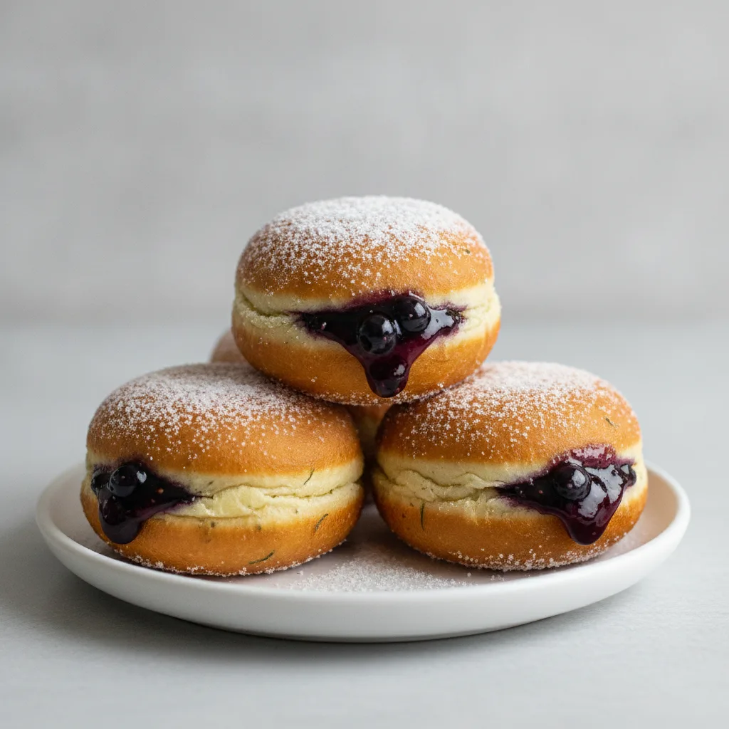 Blueberry Rosemary Bomboloni (Vegan) Blueberry Rosemary Bomboloni (Vegan)