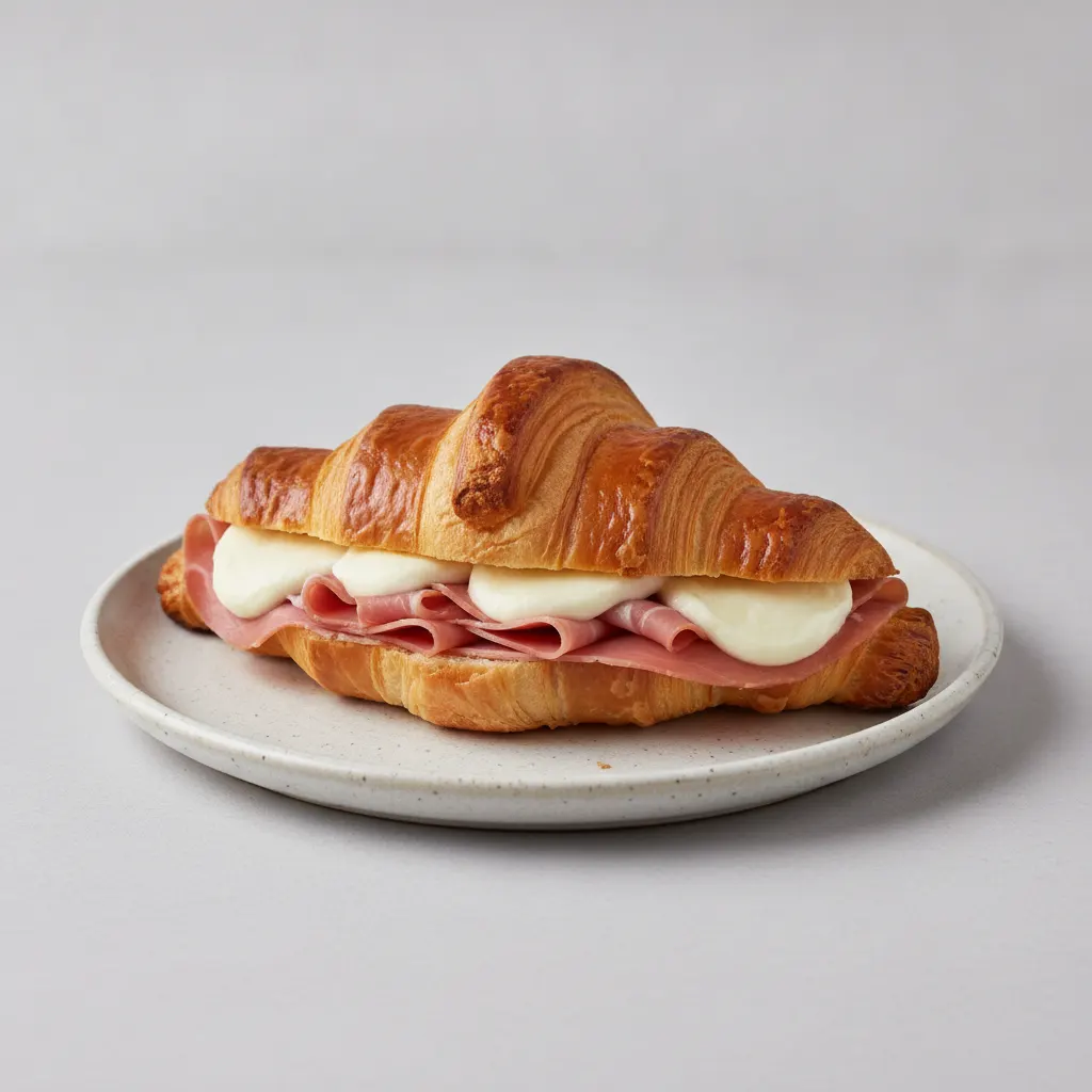 Ham and Cheese Croissants Ham and Cheese Croissants