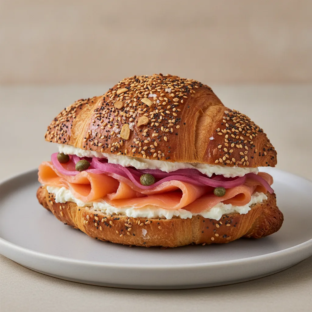 Everything Salmon Sandwich Everything Salmon Sandwich