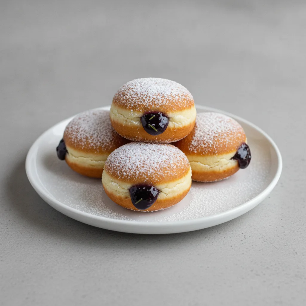 Blueberry Rosemary Bomboloni (Vegan) Blueberry Rosemary Bomboloni (Vegan)
