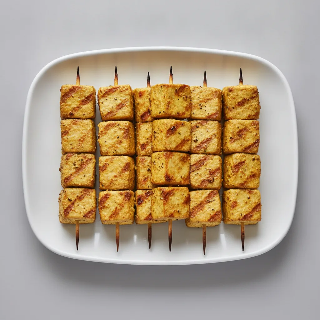 Grilled Tofu Kabob Grilled Tofu Kabob