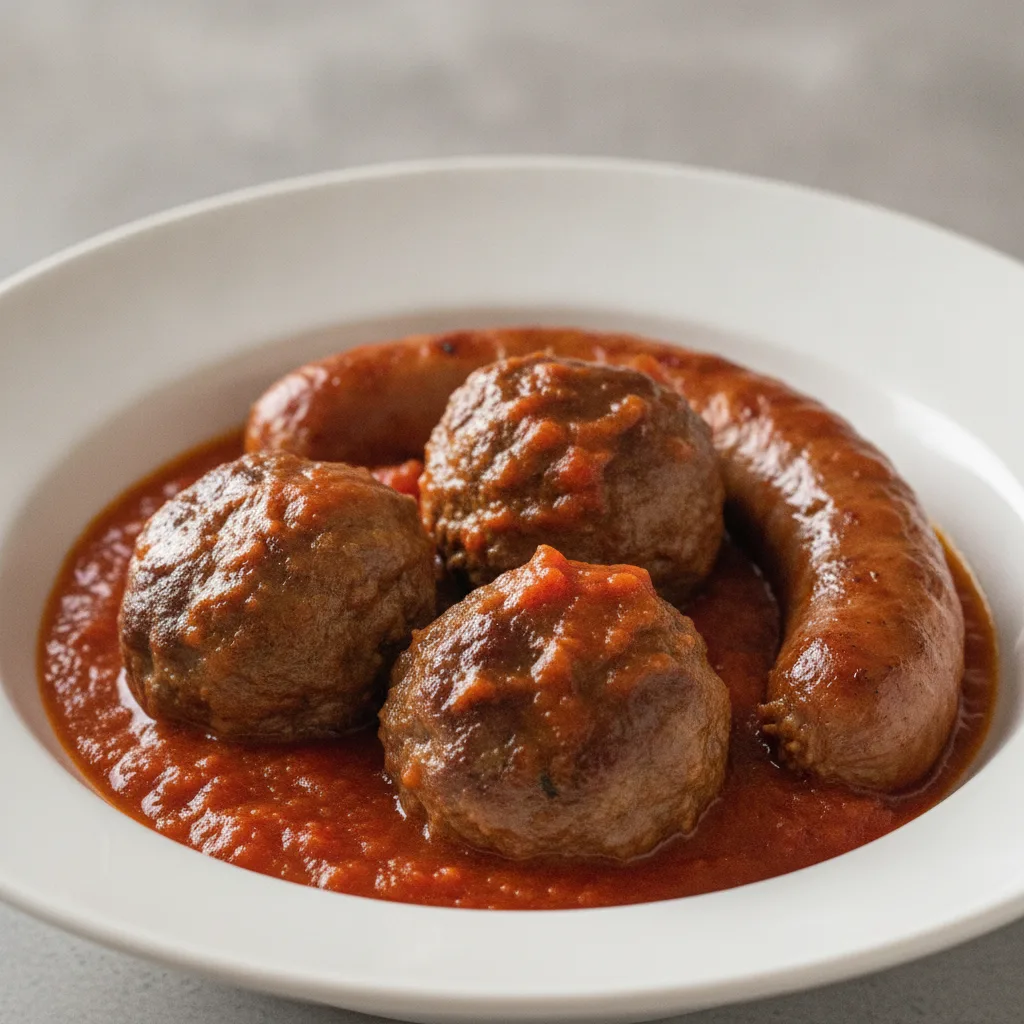 Meatballs and Sausage Meatballs and Sausage