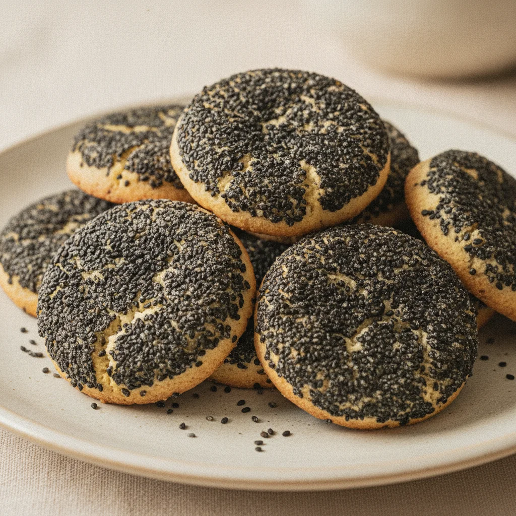 Black Sesame Cookies Black Sesame Cookies