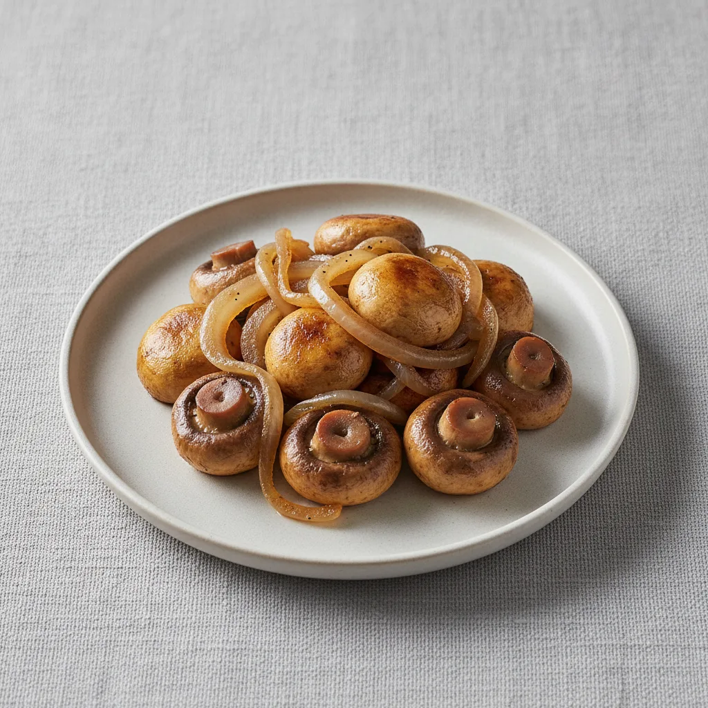 Sauteed Mushrooms and Onions Sauteed Mushrooms and Onions