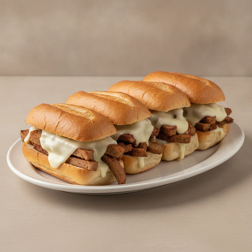 Seitan Cheesesteak Seitan Cheesesteak