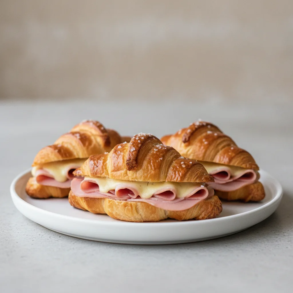 Mini Ham & Gruyere Croissant