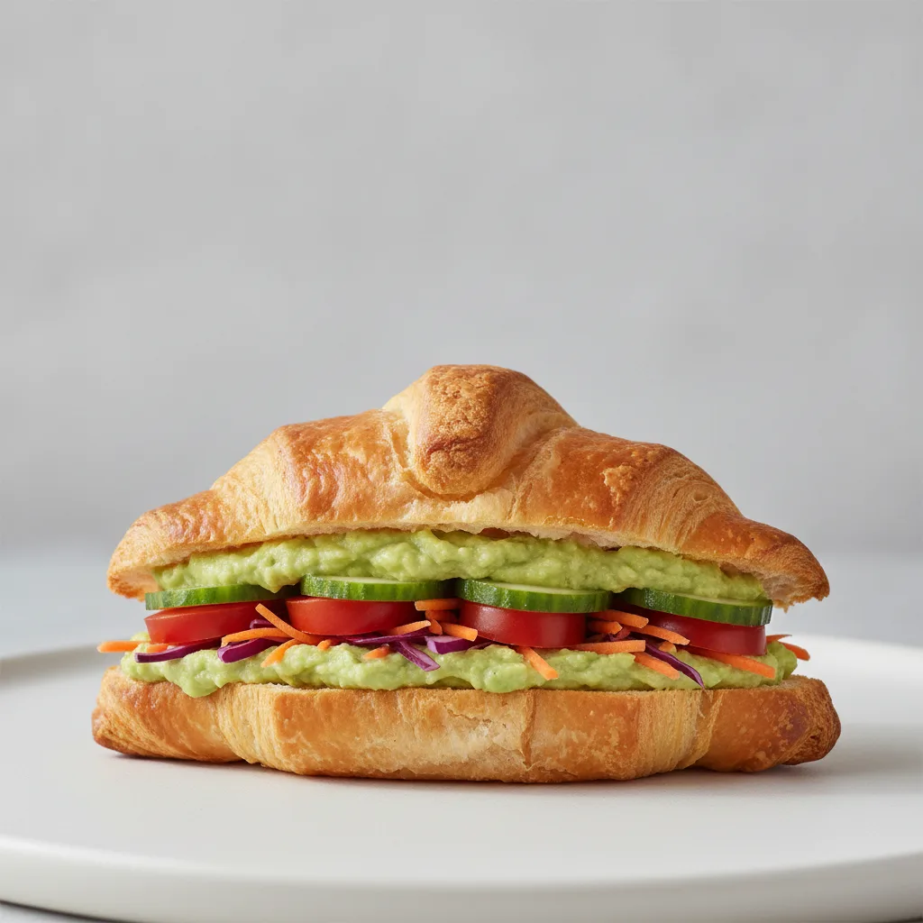 Mini Avocado & Garden Vegetable Croissant