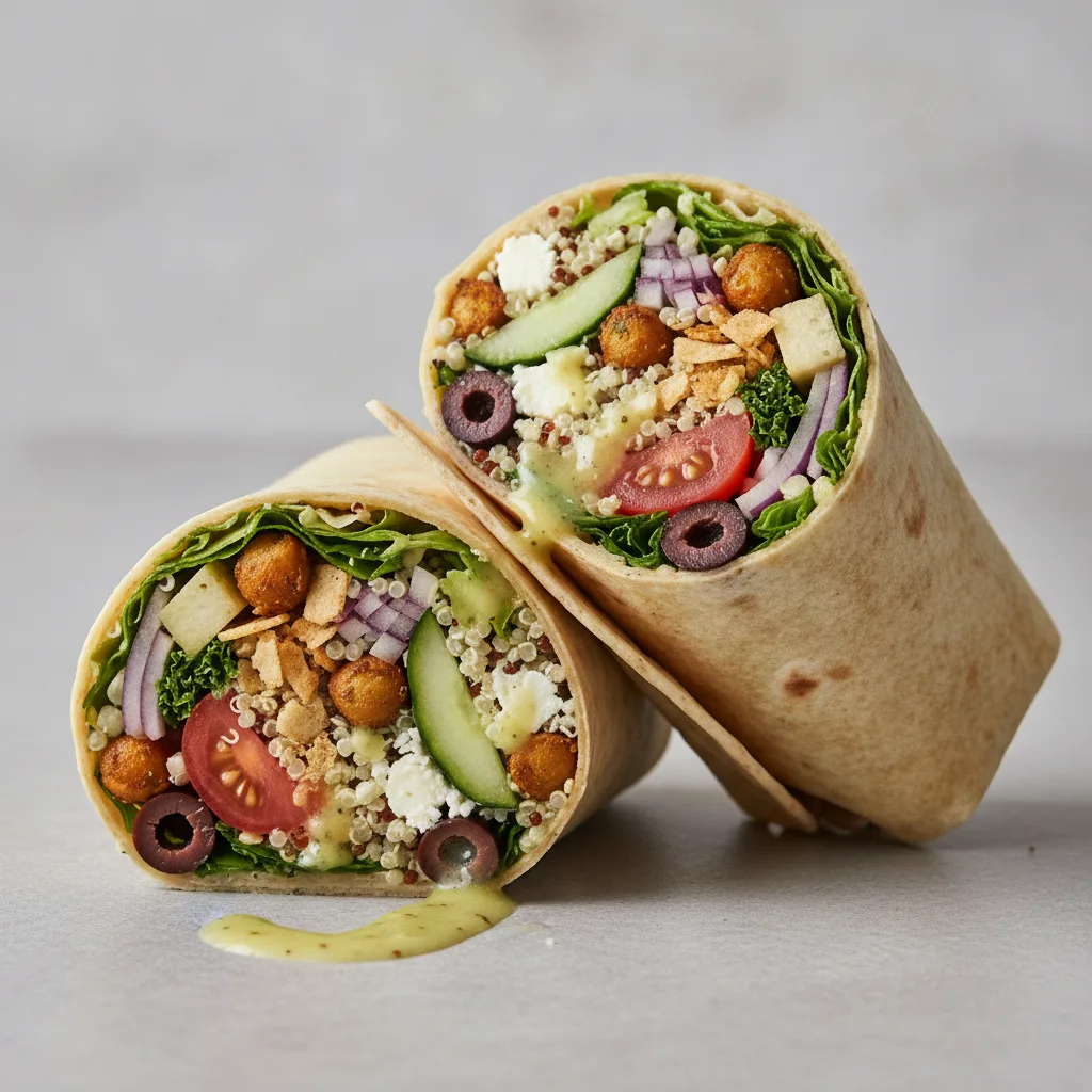 Greek Salad Wrap Greek Salad Wrap