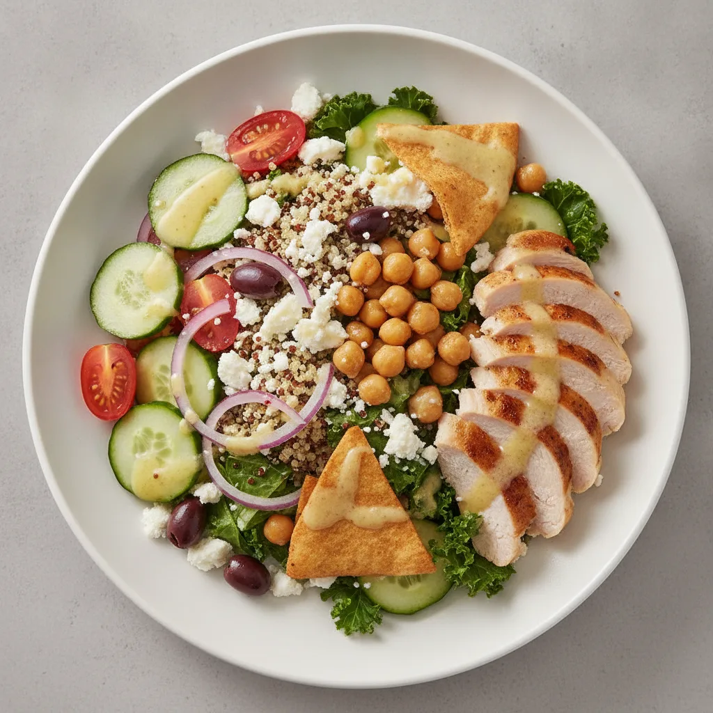 Greek Salad and Chicken Greek Salad and Chicken
