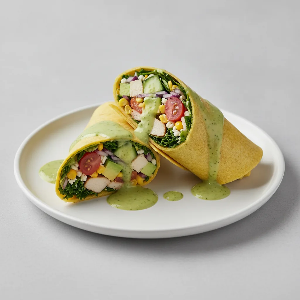 Laguna Salad and Chicken Wrap Laguna Salad and Chicken Wrap