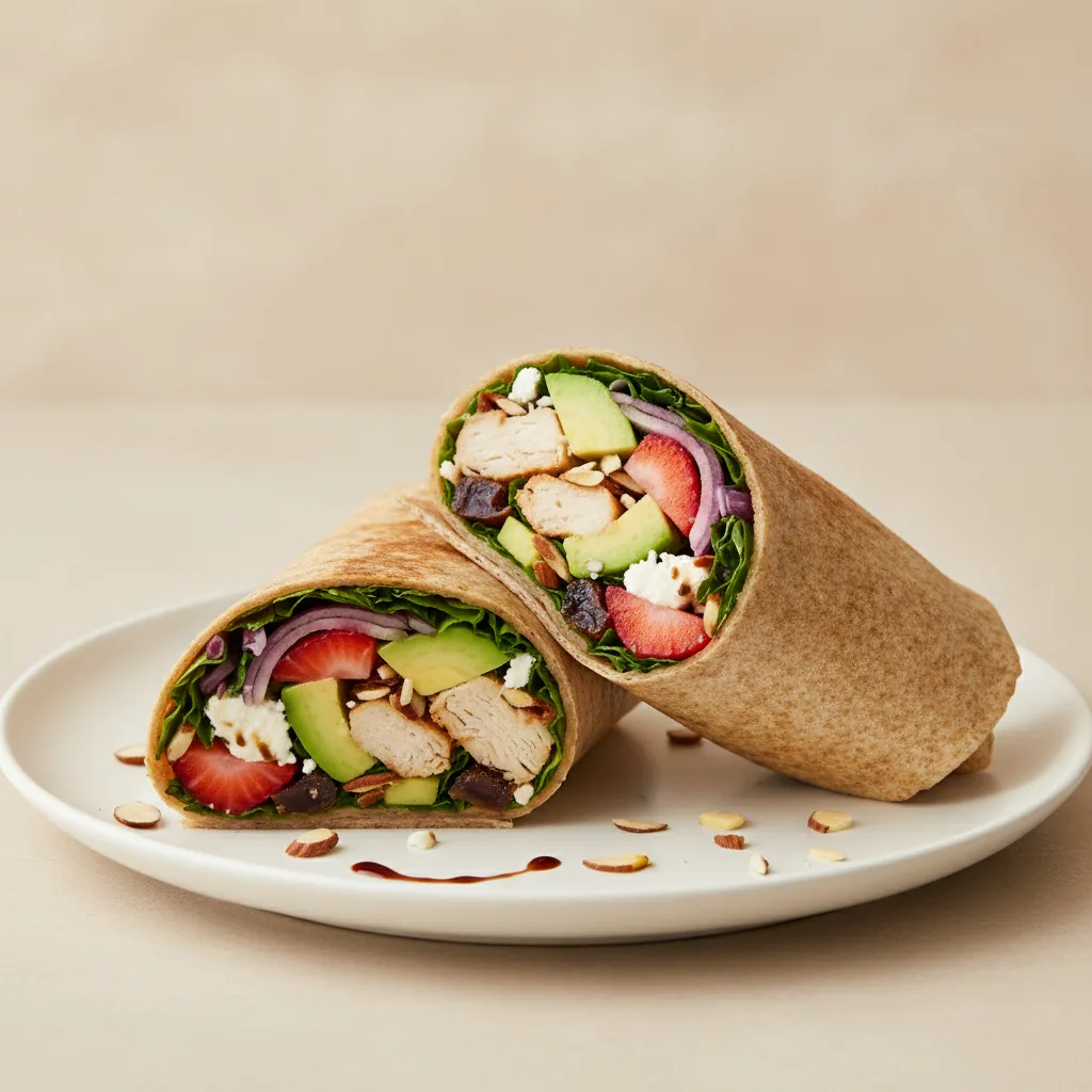 West Coast Salad and Chicken Wrap West Coast Salad and Chicken Wrap