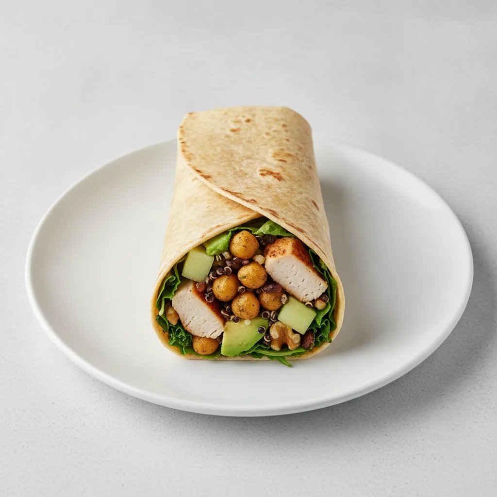 Sunflower Salad and Chicken Wrap Sunflower Salad and Chicken Wrap