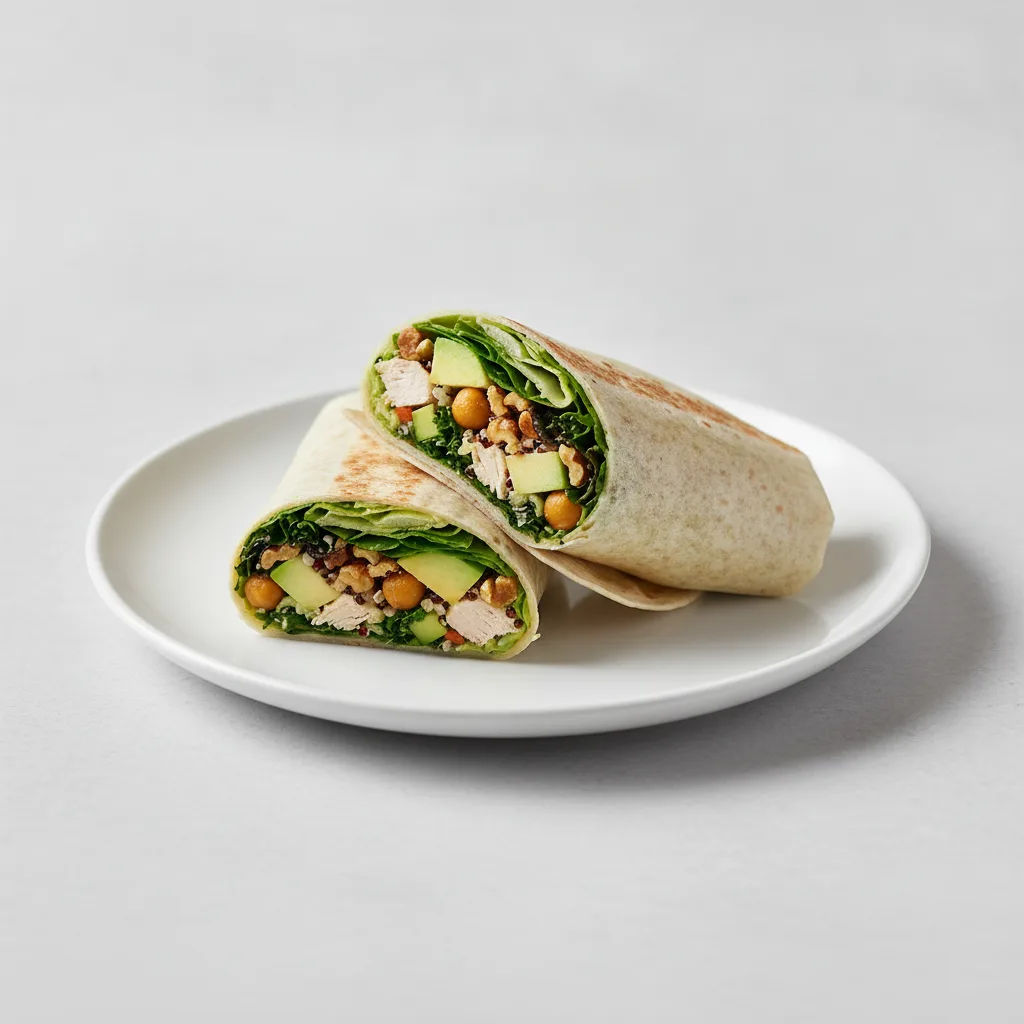 Sunflower Salad and Chicken GF Wrap Sunflower Salad and Chicken GF Wrap