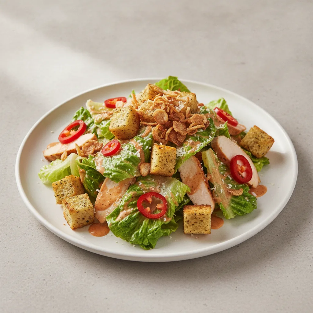 Spicy Calabrian Caesar Salad Spicy Calabrian Caesar Salad