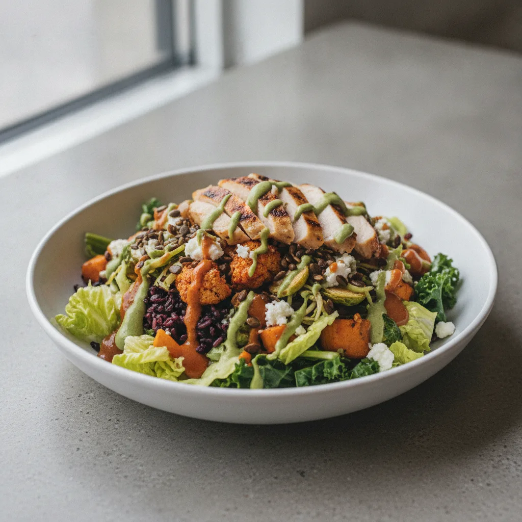 Buffalo Goddess Salad and Chicken Buffalo Goddess Salad and Chicken