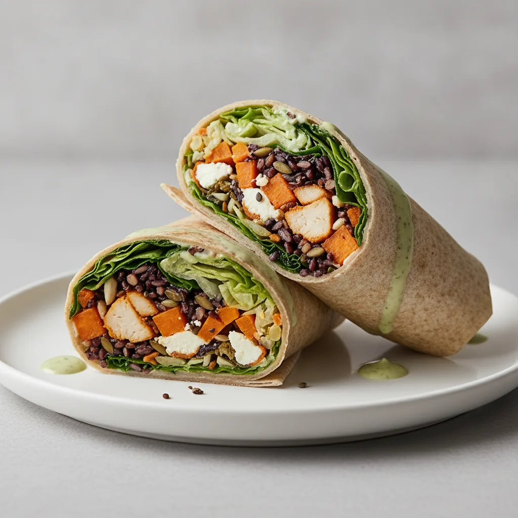 Buffalo Goddess Salad and Chicken Wrap Buffalo Goddess Salad and Chicken Wrap