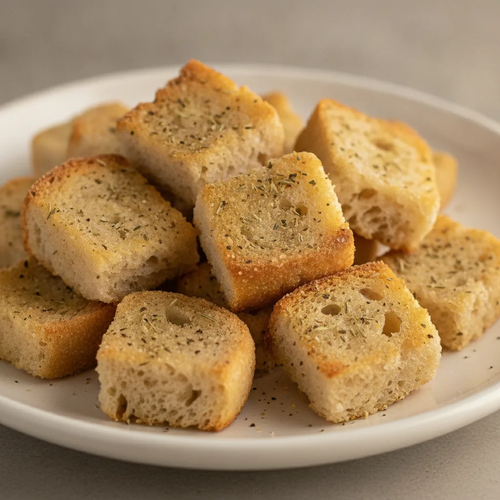 Herbed Sourdough Croutons Herbed Sourdough Croutons