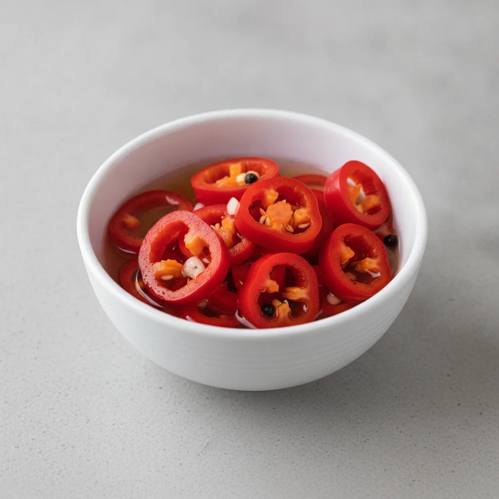 Pickled Fresno Chili Peppers Pickled Fresno Chili Peppers