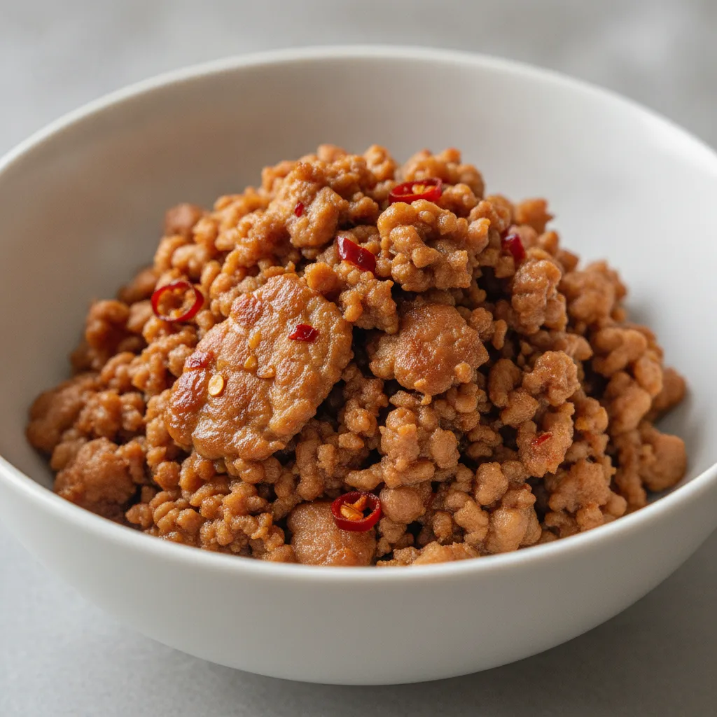 Spicy Soboro Pork