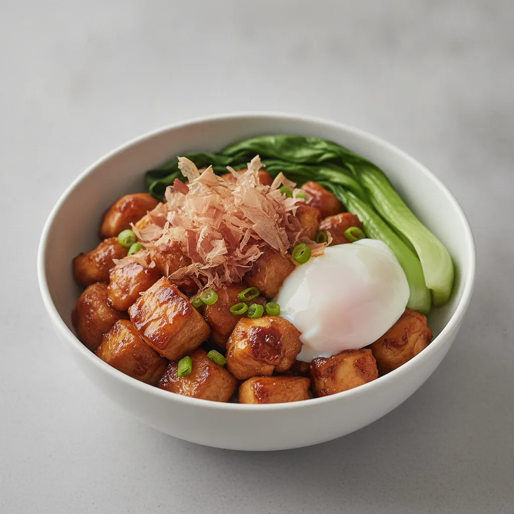 Shoyu Chicken with Toppings