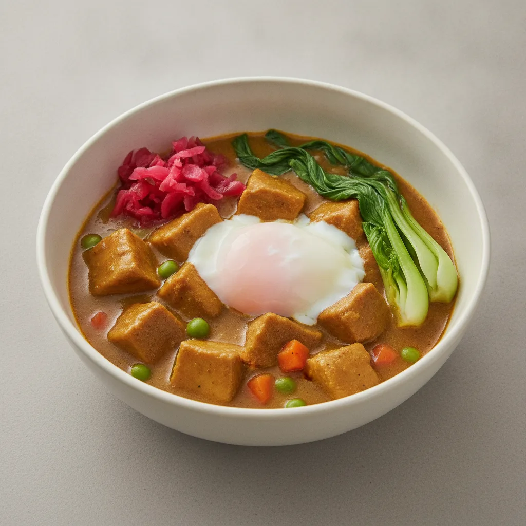 Curry Pork with Toppings