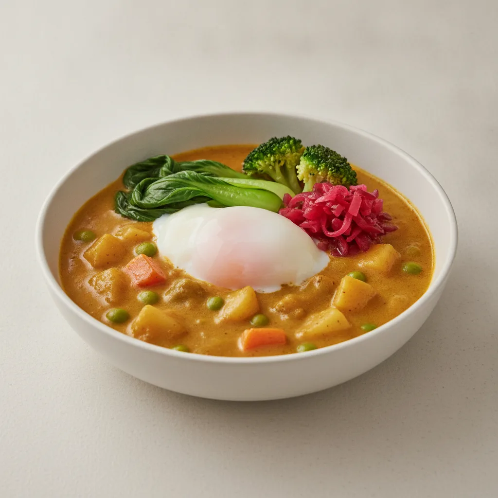 Curry Potato with Toppings