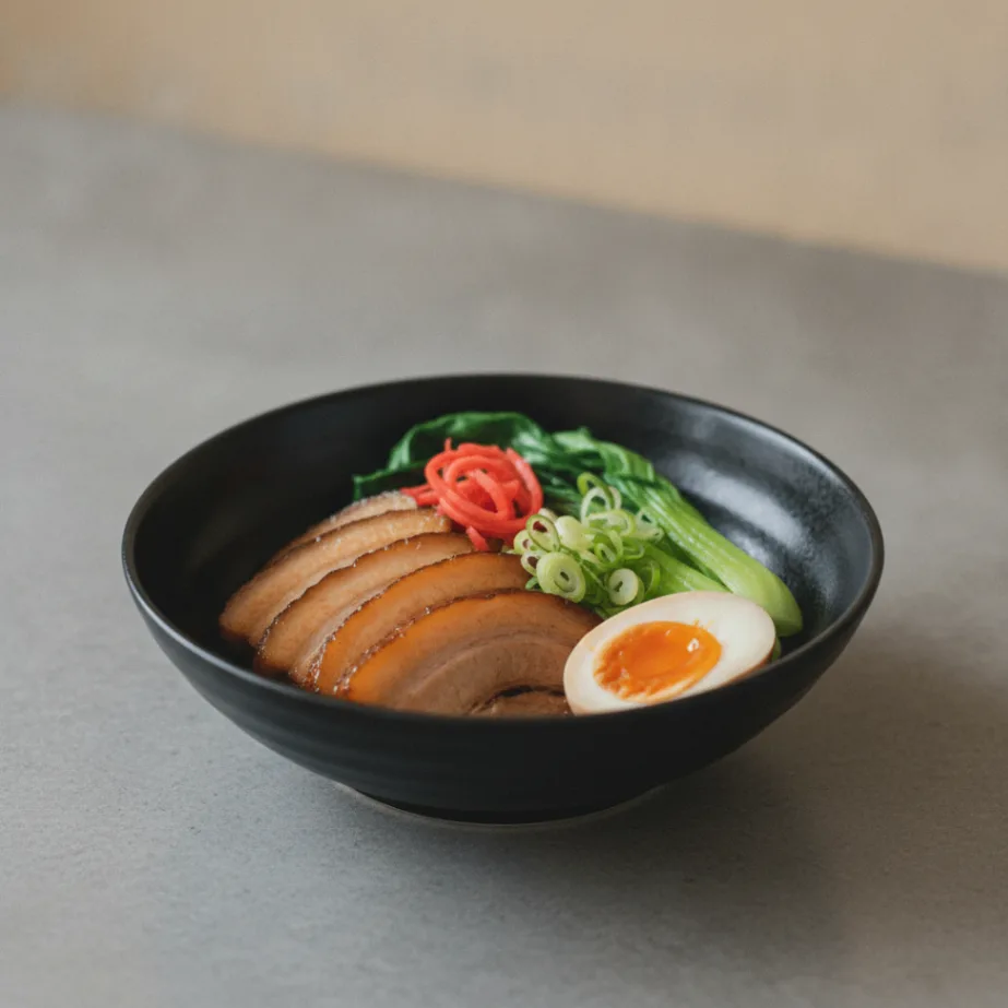 Chashu Pork Belly with Toppings