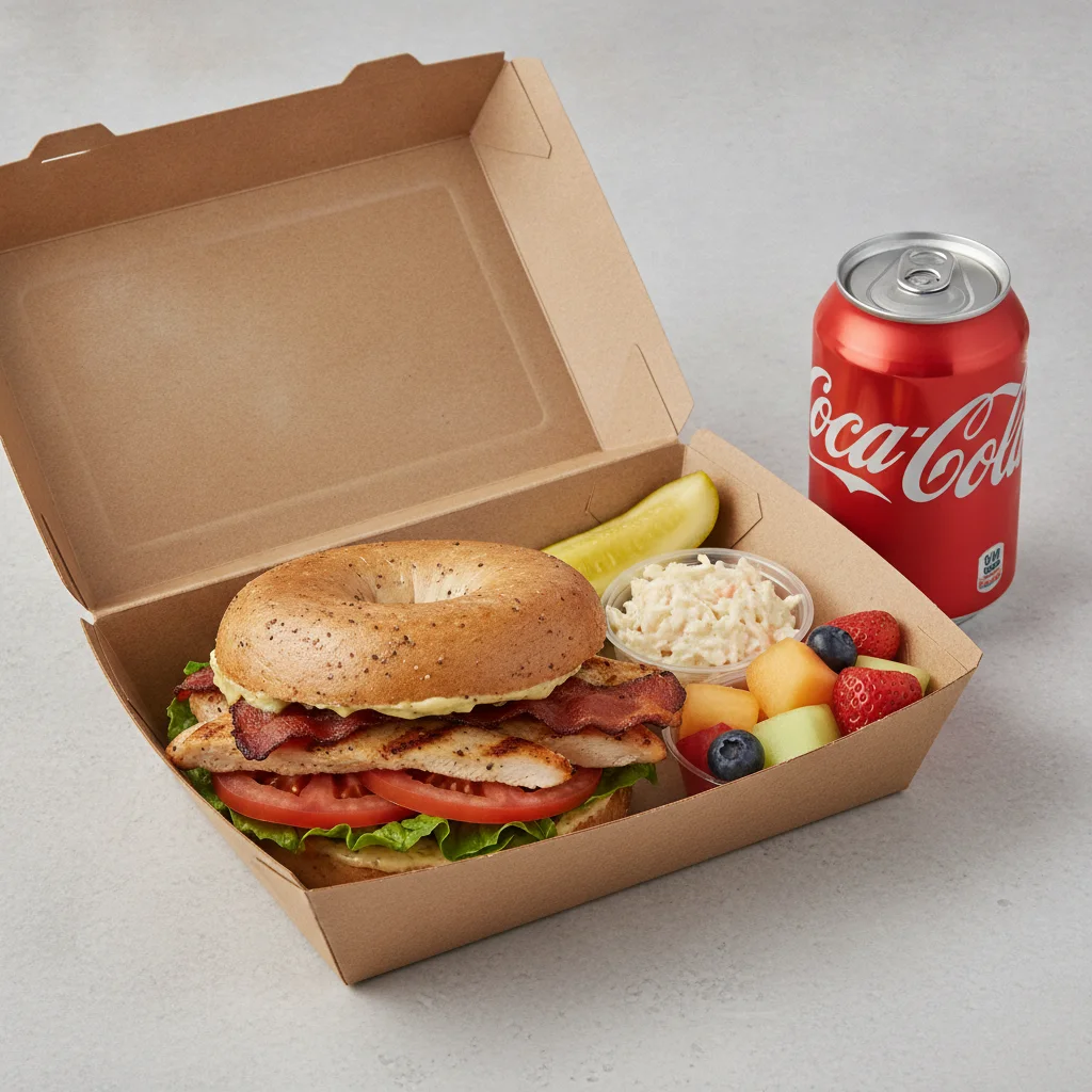 Gluten Free Boxed Lunch — The Grand Central / Regular Soda Gluten Free Boxed Lunch — The Grand Central / Regular Soda