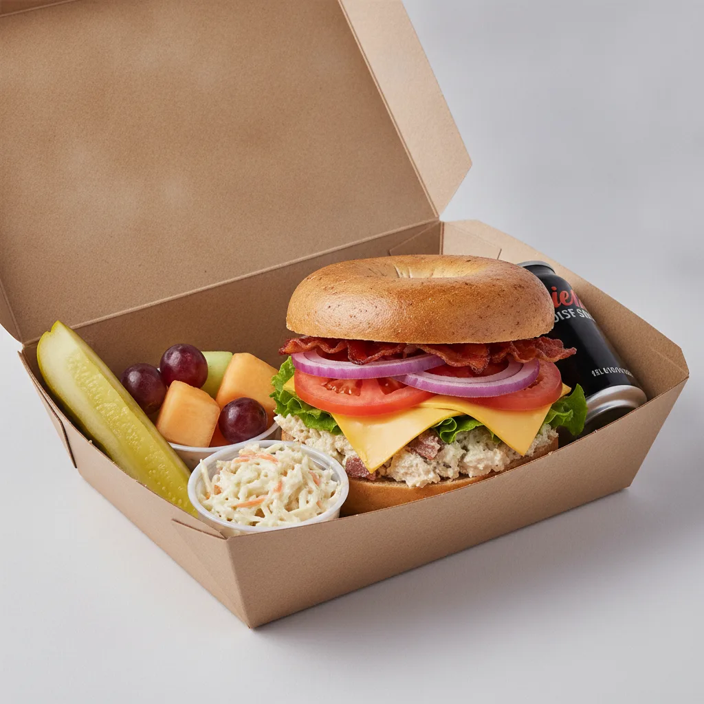 Gluten Free Boxed Lunch — The Chelsea Club / Diet Soda Gluten Free Boxed Lunch — The Chelsea Club / Diet Soda