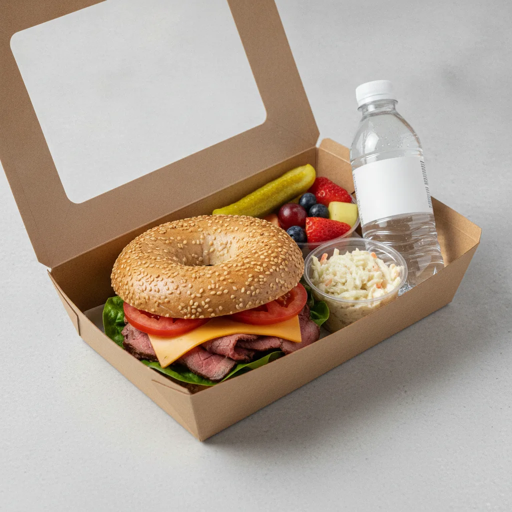 Gluten Free Boxed Lunch — The RB Prime / Bottled Water Gluten Free Boxed Lunch — The RB Prime / Bottled Water