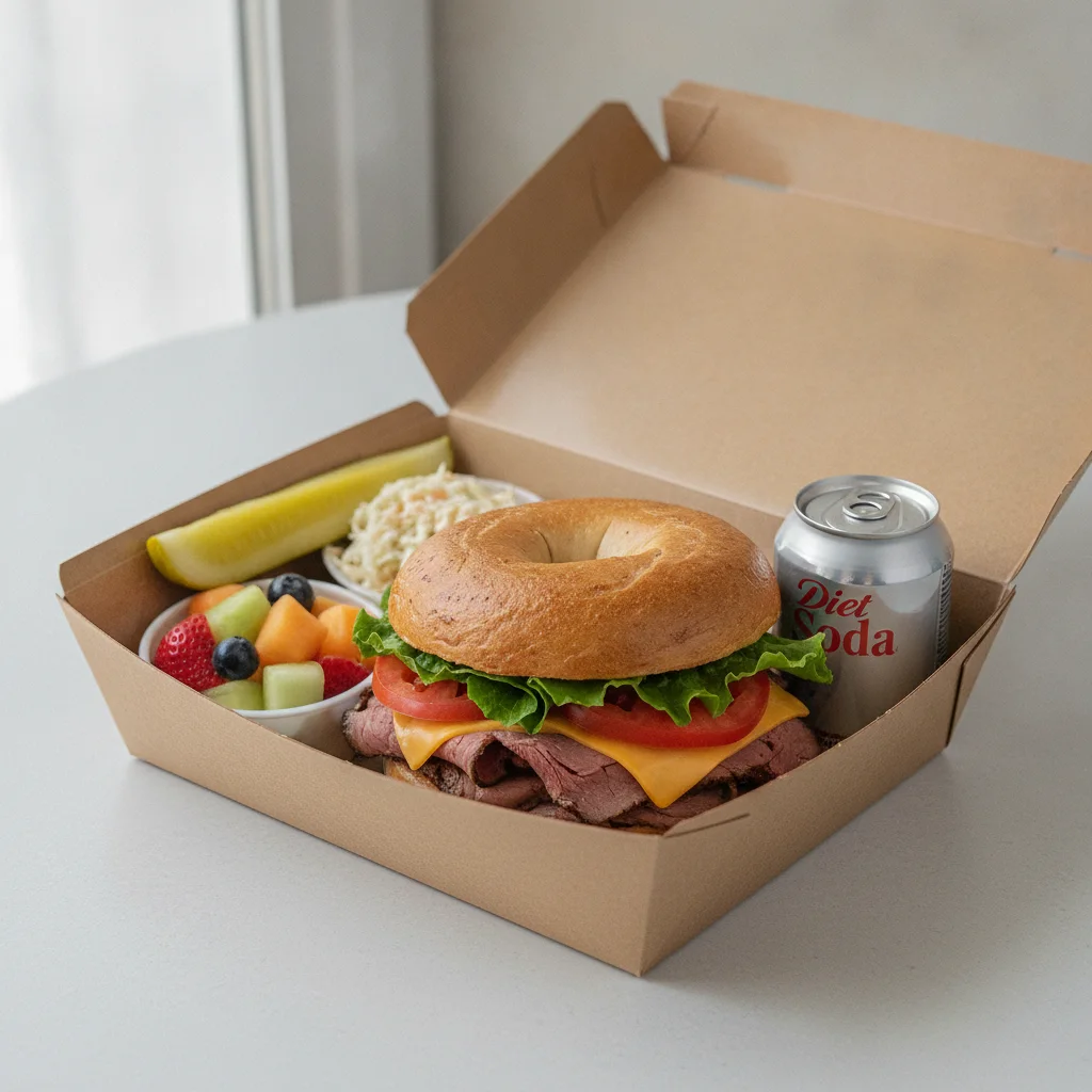 Gluten Free Boxed Lunch — The RB Prime / Diet Soda Gluten Free Boxed Lunch — The RB Prime / Diet Soda