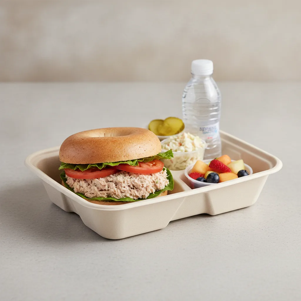 Gluten Free Boxed Lunch — The Old-School Tuna / Bottled Water Gluten Free Boxed Lunch — The Old-School Tuna / Bottled Water