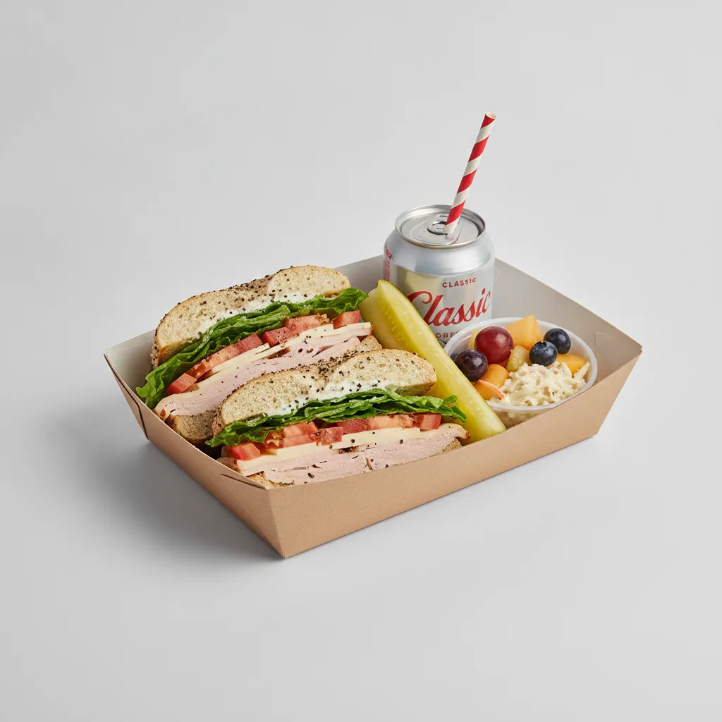 Gluten Free Boxed Lunch — The Tribeca / Regular Soda Gluten Free Boxed Lunch — The Tribeca / Regular Soda