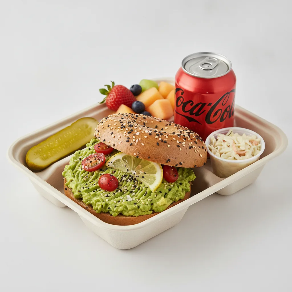 Gluten Free Boxed Lunch — The Avocado Toast / Regular Soda Gluten Free Boxed Lunch — The Avocado Toast / Regular Soda