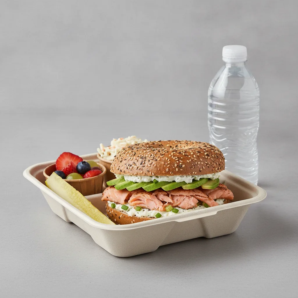 Gluten Free Boxed Lunch — The Flatiron / Bottled Water Gluten Free Boxed Lunch — The Flatiron / Bottled Water