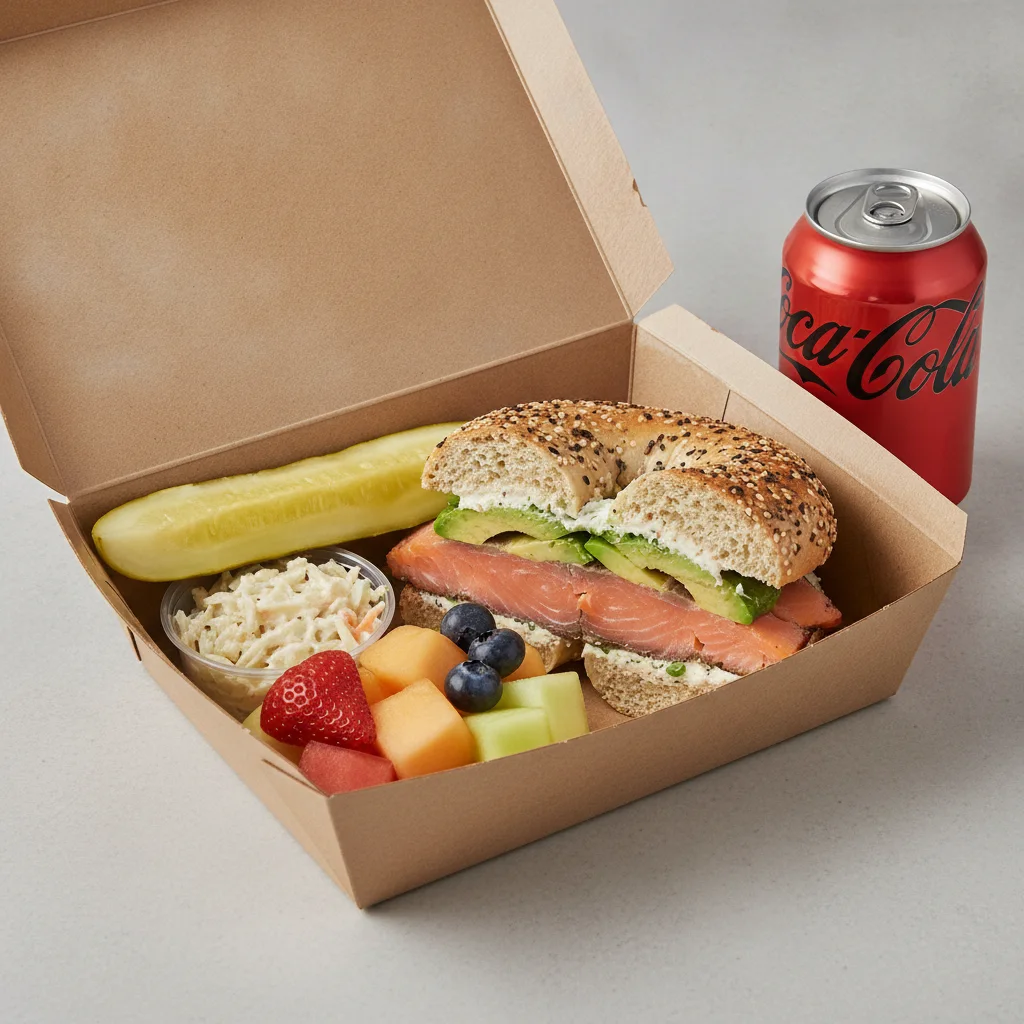 Gluten Free Boxed Lunch — The Flatiron / Regular Soda Gluten Free Boxed Lunch — The Flatiron / Regular Soda