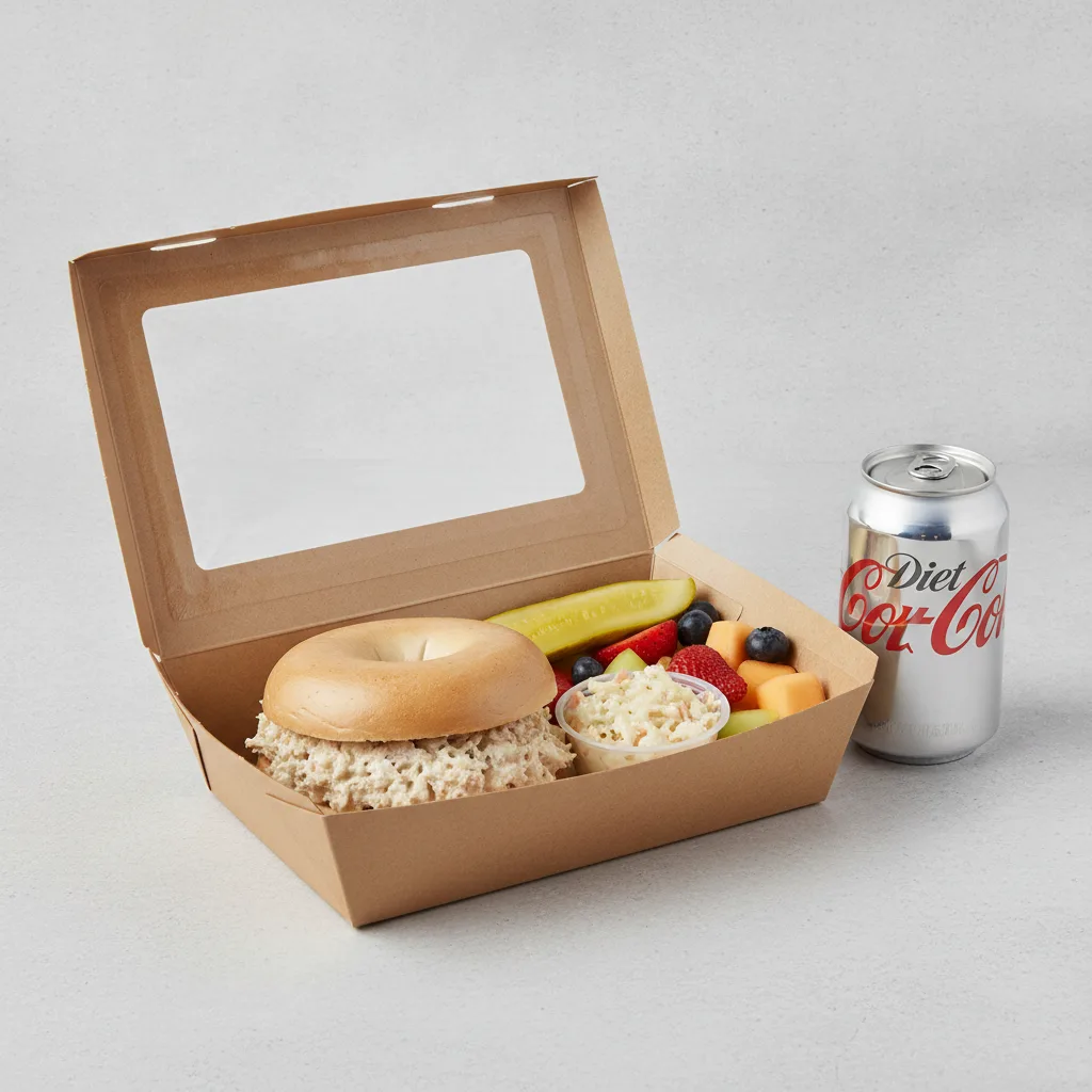 Gluten Free Boxed Lunch — Chicken Salad / Diet Soda Gluten Free Boxed Lunch — Chicken Salad / Diet Soda