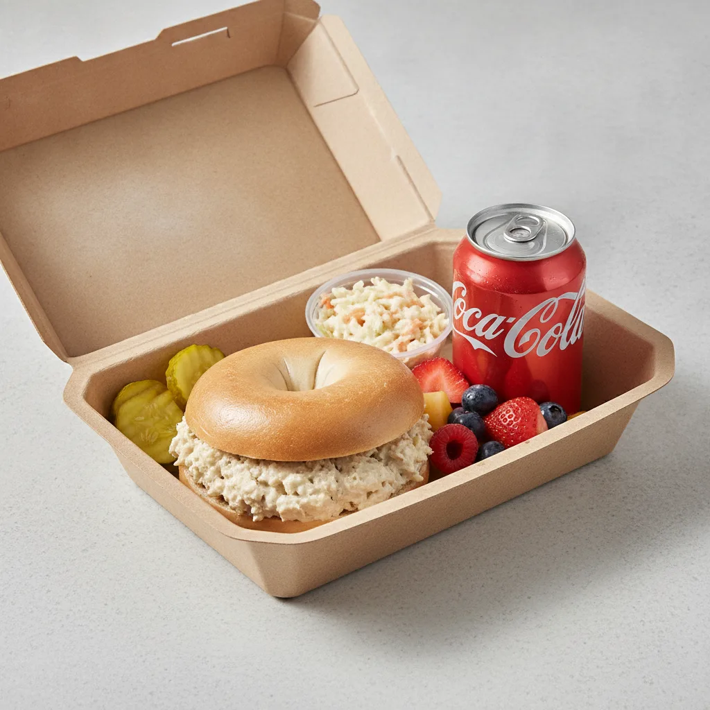 Gluten Free Boxed Lunch — Chicken Salad / Regular Soda Gluten Free Boxed Lunch — Chicken Salad / Regular Soda
