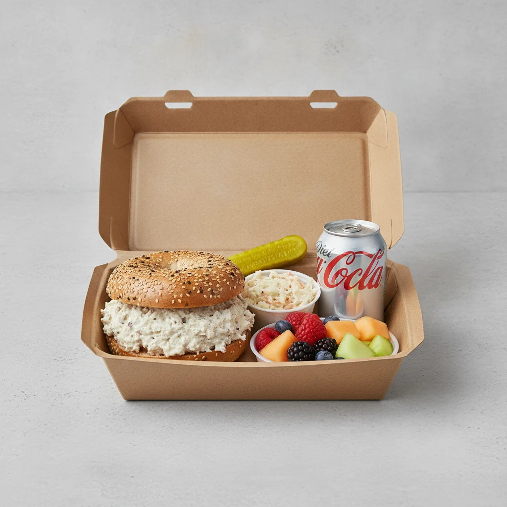 Gluten Free Boxed Lunch — Zucker's Classic Whitefish Salad / Diet Soda Gluten Free Boxed Lunch — Zucker's Classic Whitefish Salad / Diet Soda