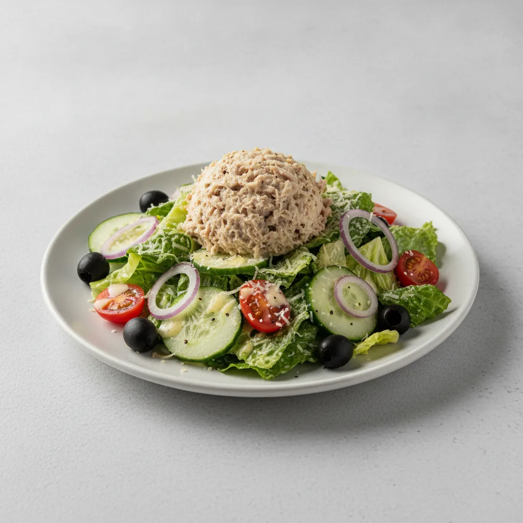 Garden Salad - Caesar With Tuna Salad Garden Salad - Caesar With Tuna Salad