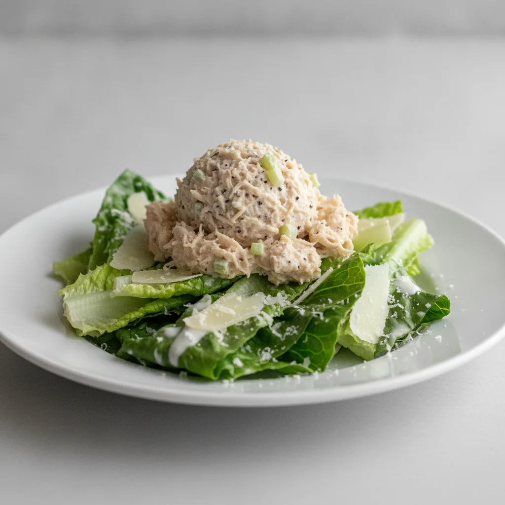 Caesar Salad With Chicken Salad Caesar Salad With Chicken Salad