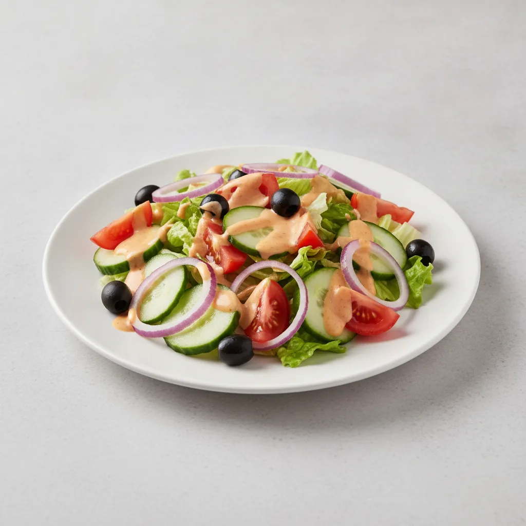 Garden Salad - Russian Garden Salad - Russian