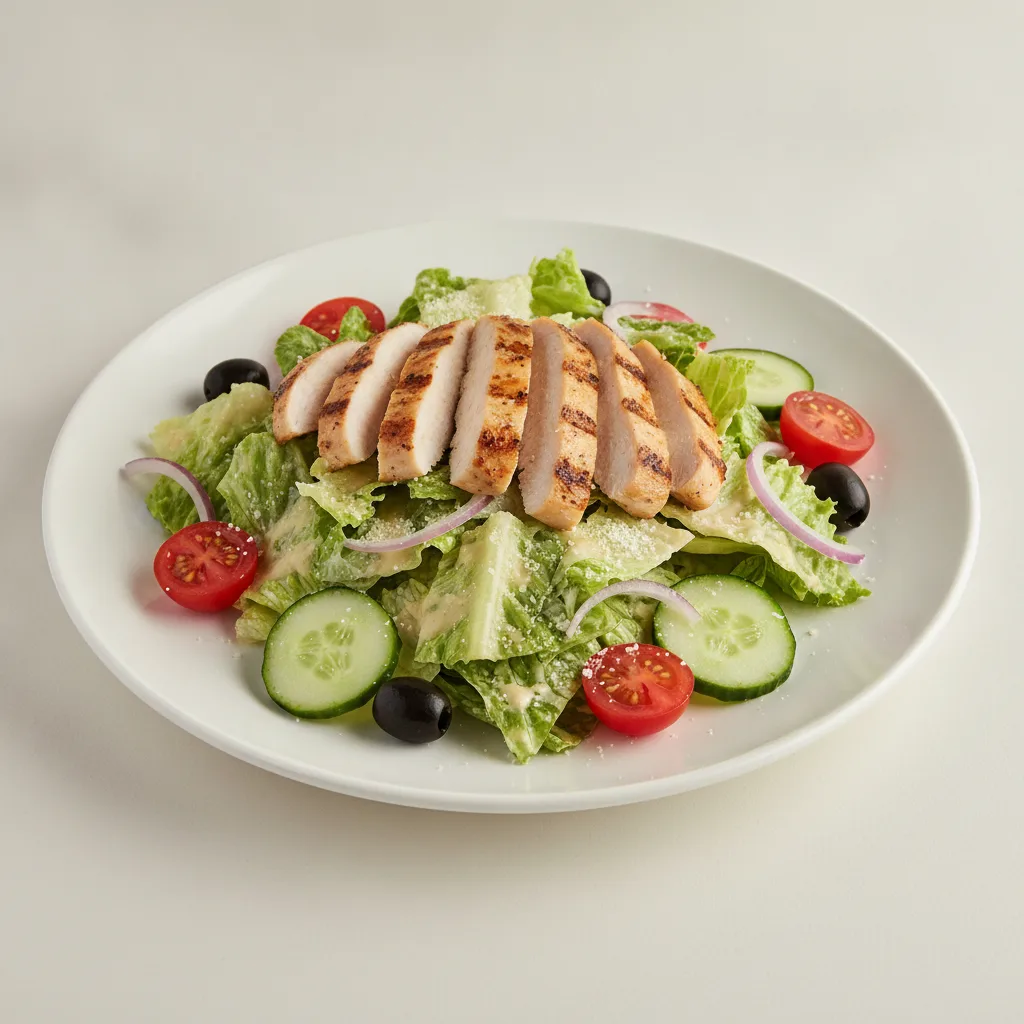 Garden Salad - Caesar With Grilled Chicken Garden Salad - Caesar With Grilled Chicken