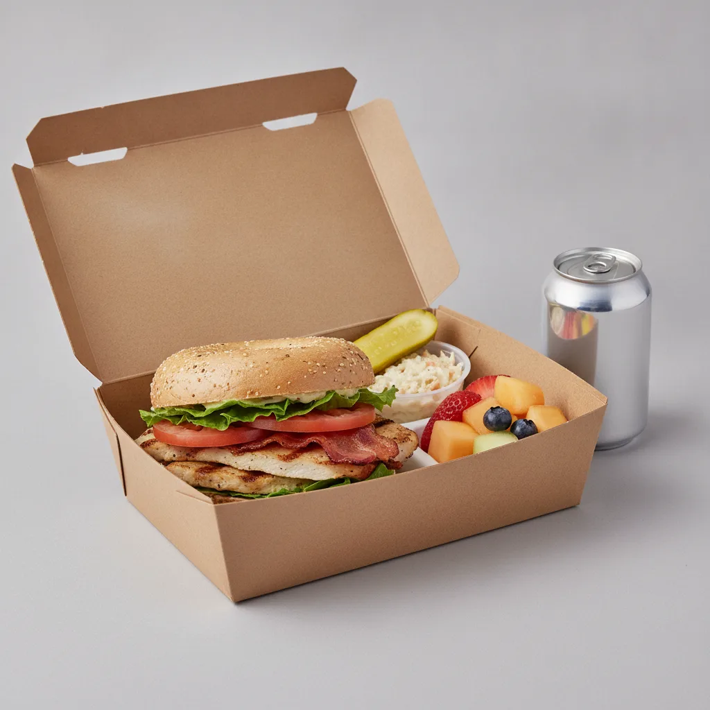 Gluten Free Boxed Lunch — The Grand Central / Regular Soda Gluten Free Boxed Lunch — The Grand Central / Regular Soda