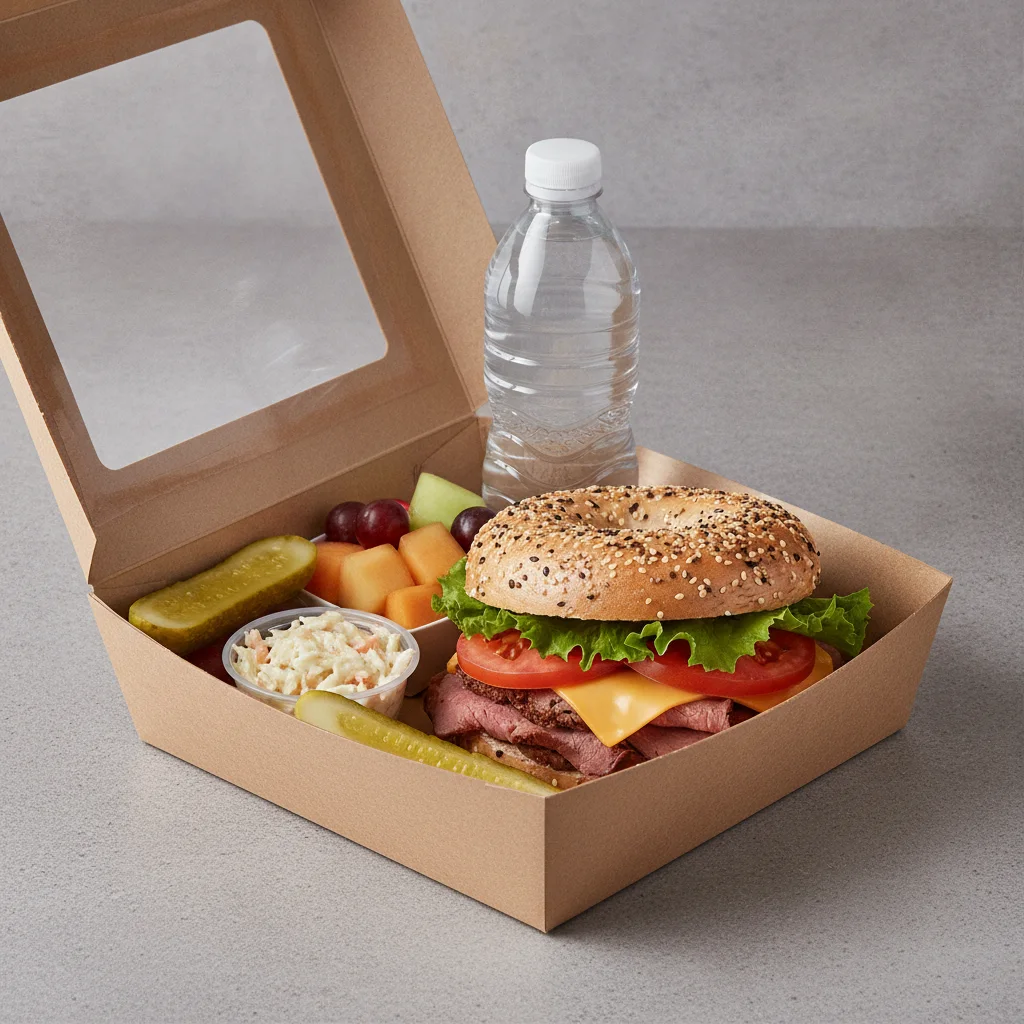 Gluten Free Boxed Lunch — The RB Prime / Bottled Water Gluten Free Boxed Lunch — The RB Prime / Bottled Water