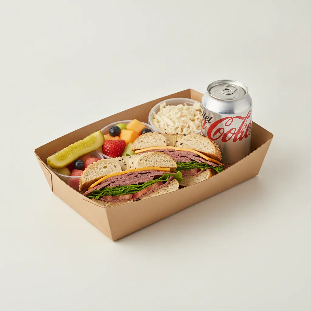 Gluten Free Boxed Lunch — The RB Prime / Diet Soda Gluten Free Boxed Lunch — The RB Prime / Diet Soda