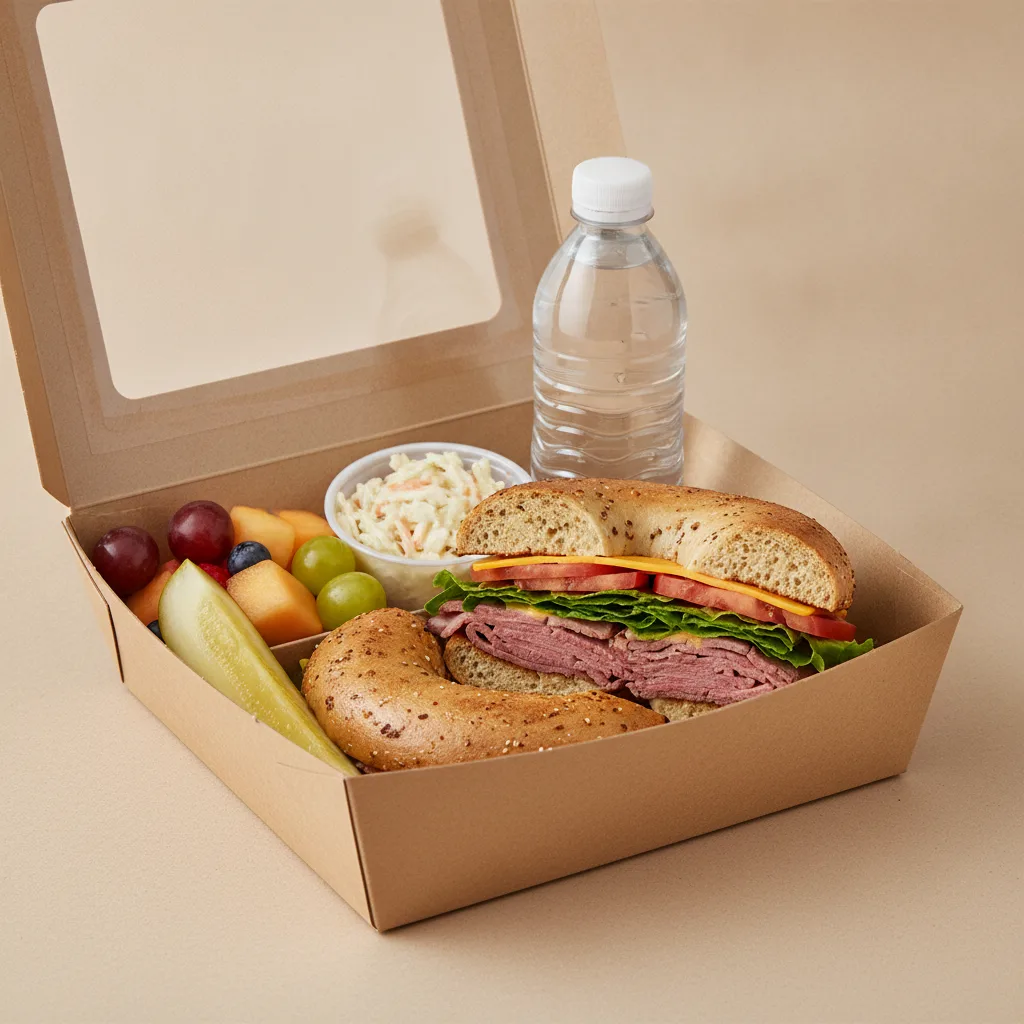 Gluten Free Boxed Lunch — The RB Prime / Regular Soda Gluten Free Boxed Lunch — The RB Prime / Regular Soda