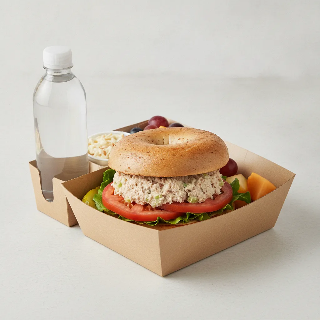 Gluten Free Boxed Lunch — The Old-School Tuna / Bottled Water Gluten Free Boxed Lunch — The Old-School Tuna / Bottled Water