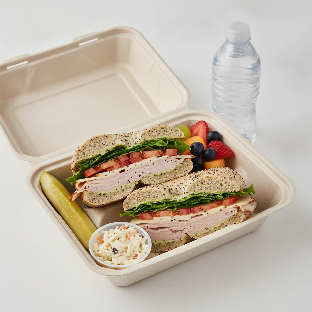 Gluten Free Boxed Lunch — The Tribeca / Bottled Water Gluten Free Boxed Lunch — The Tribeca / Bottled Water