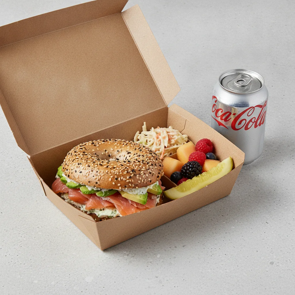 Gluten Free Boxed Lunch — The Flatiron / Diet Soda Gluten Free Boxed Lunch — The Flatiron / Diet Soda